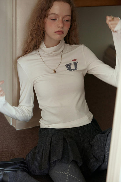 Early Winter Ruched Top