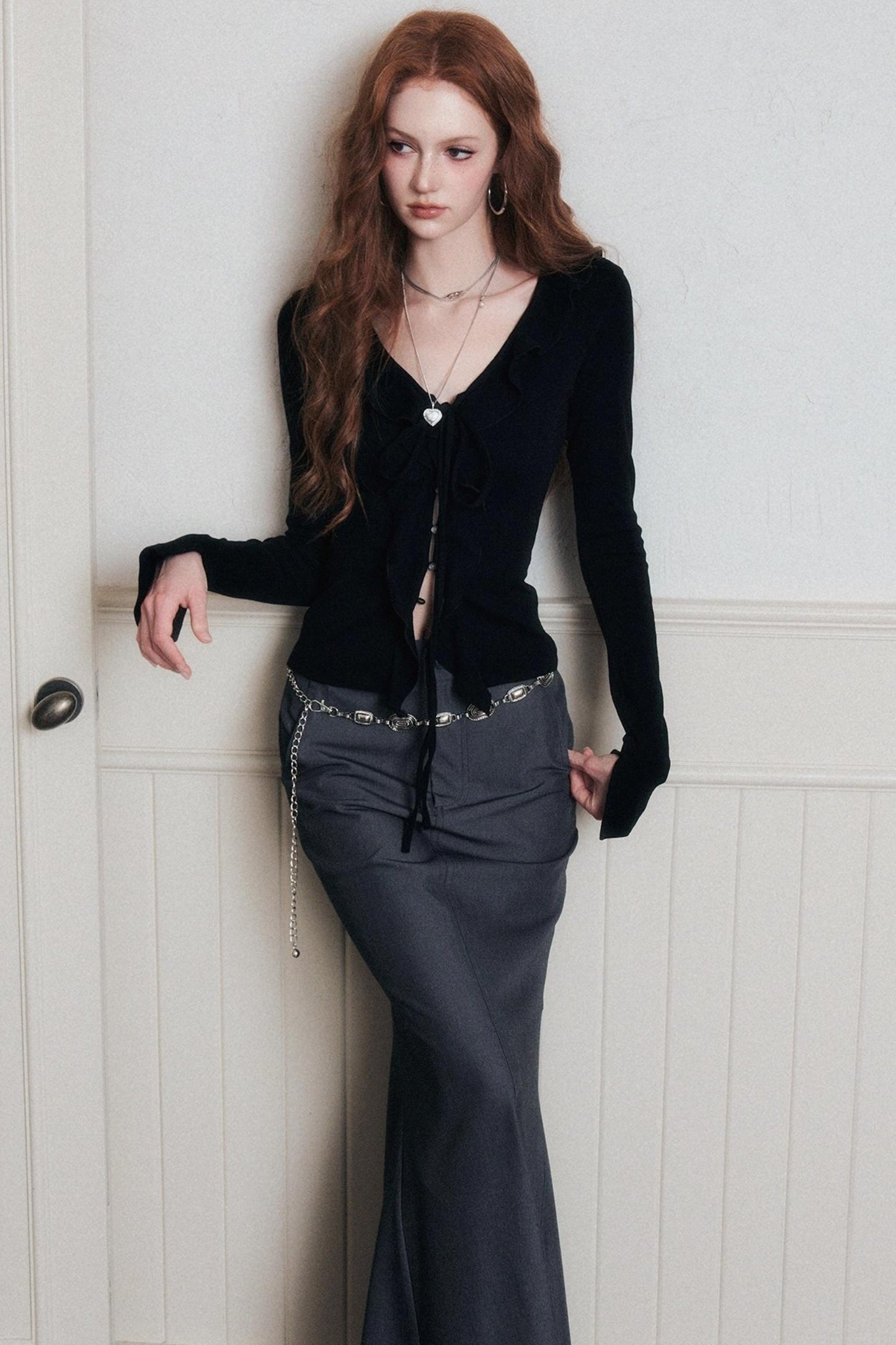 Mermaid High-Waisted A-Line Skirt