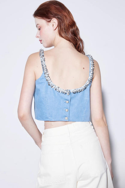 Luxury Denim Undershirt