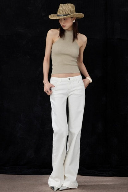 Reversible Green Halter Top