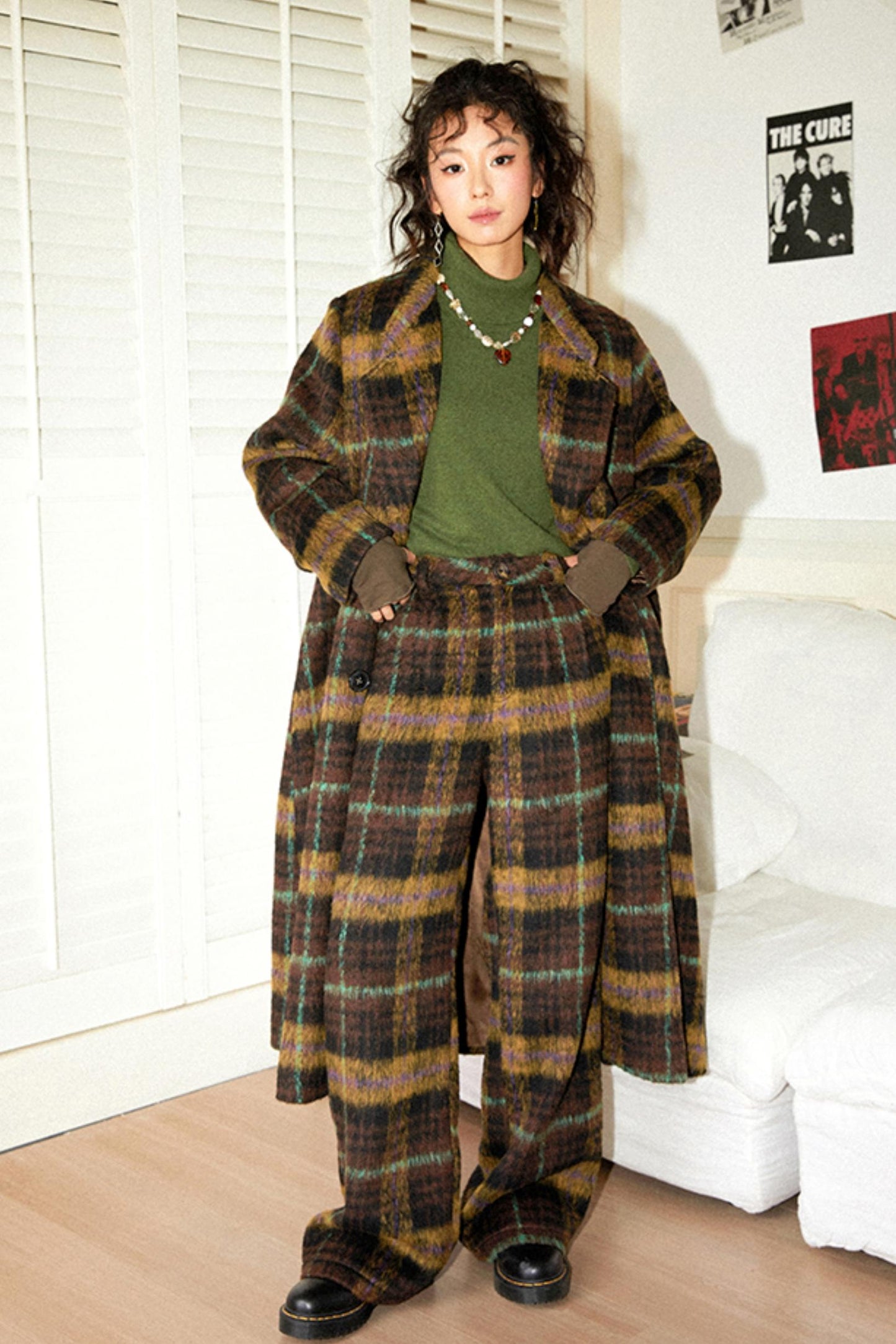 Chemical Girl Sunset Plaid Coat