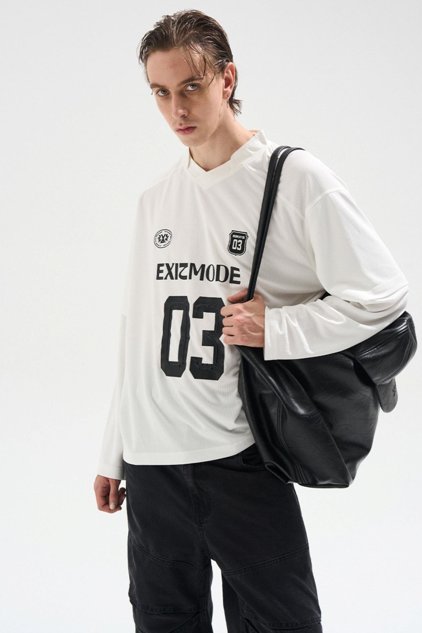 Striped Jersey Long Sleeve T-Shirt