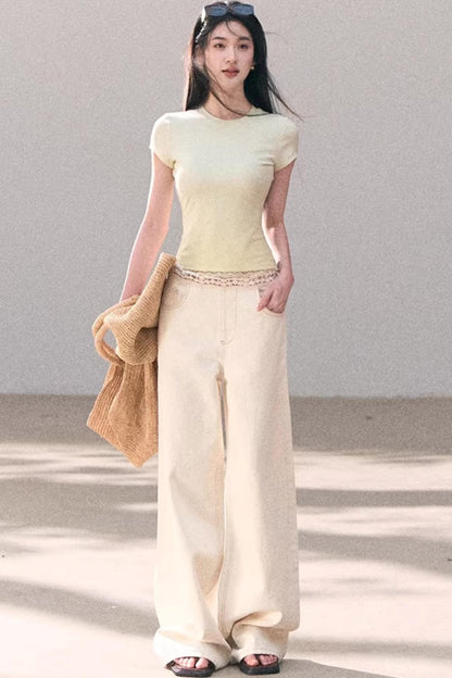 Melody Gradient Lace Top