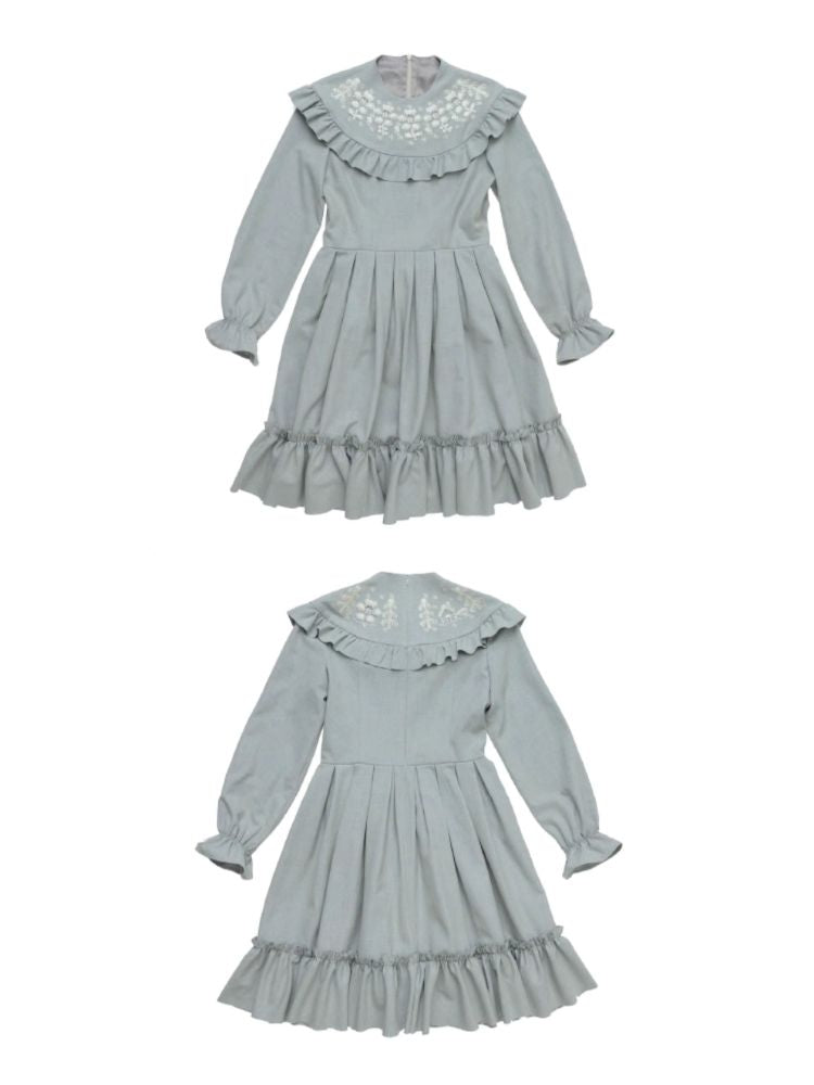 Snow Bear Waisted Dress