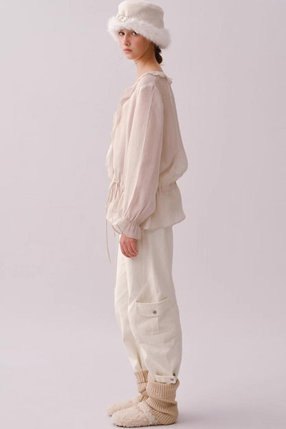 Rosa Retro Cotton Cargo Pants