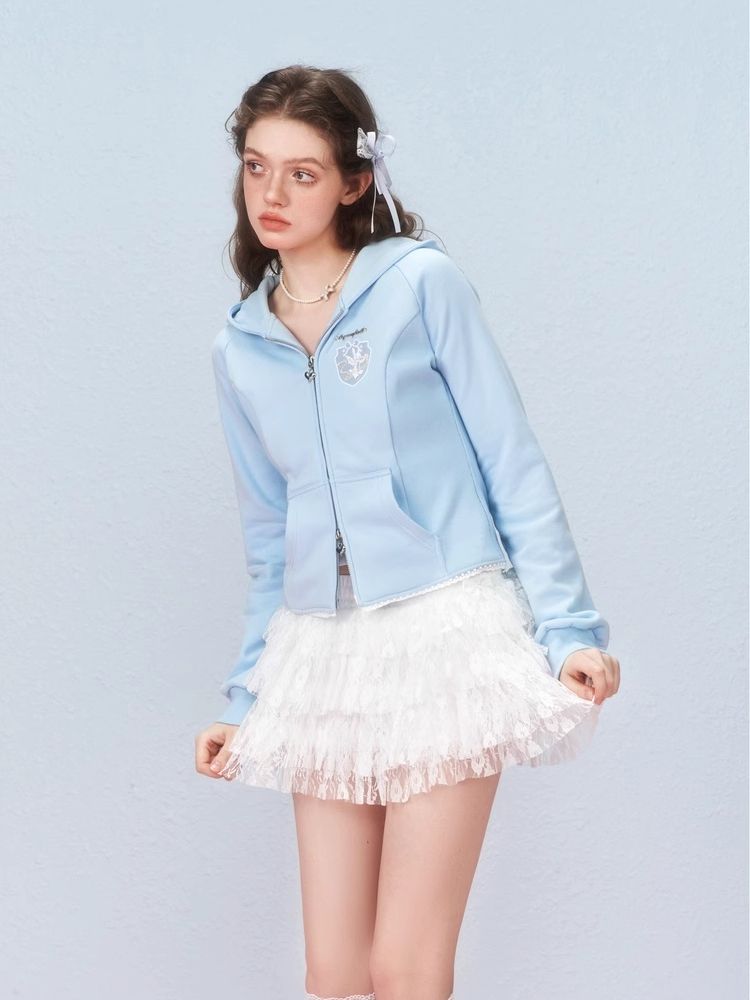 Angel Rabbit Sweatshirt Jacket