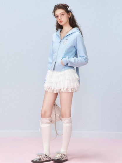 Angel Rabbit Sweatshirt Jacket