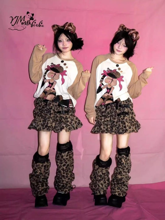 Leopard Bubble Shibuya Hottie Short Dress