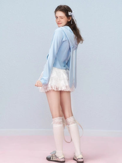 Angel Rabbit Sweatshirt Jacket