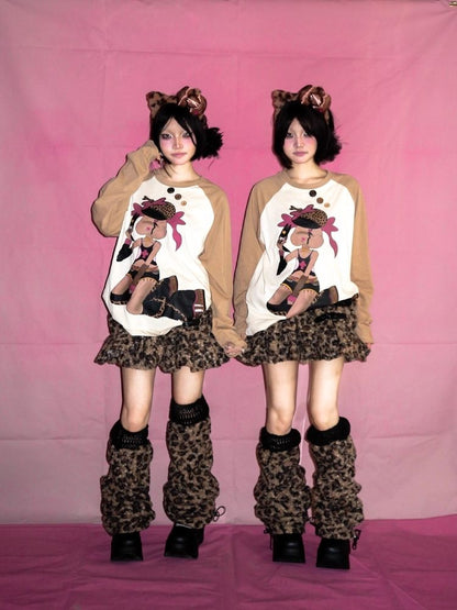 Leopard Bubble Shibuya Hottie Short Dress