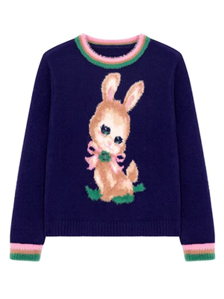 Retro bunny sweater