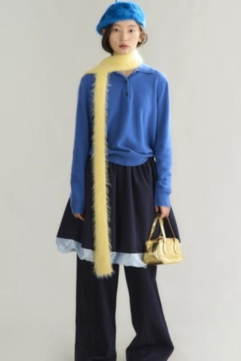 Niche Wool Polo Sweater