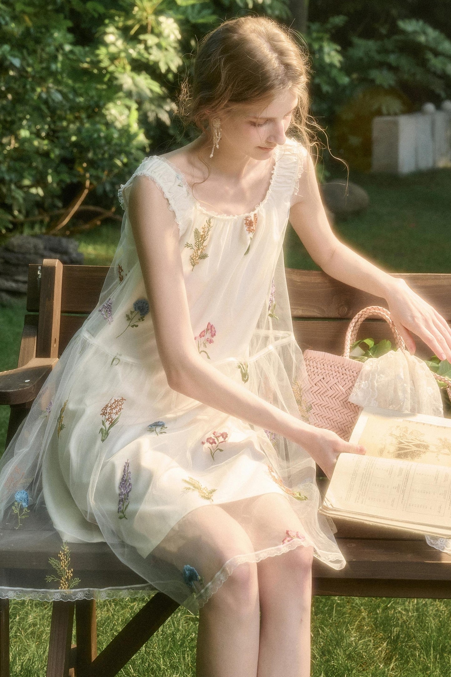 Galaxy Floral Camisole Dress