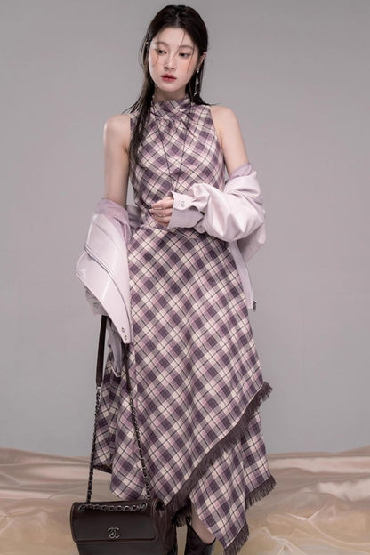 Rio Mist Purple Leather Jacket