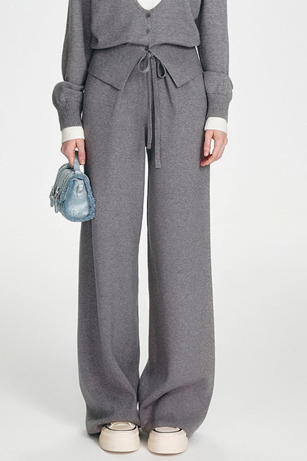 Luxury Gray Mopping Pants