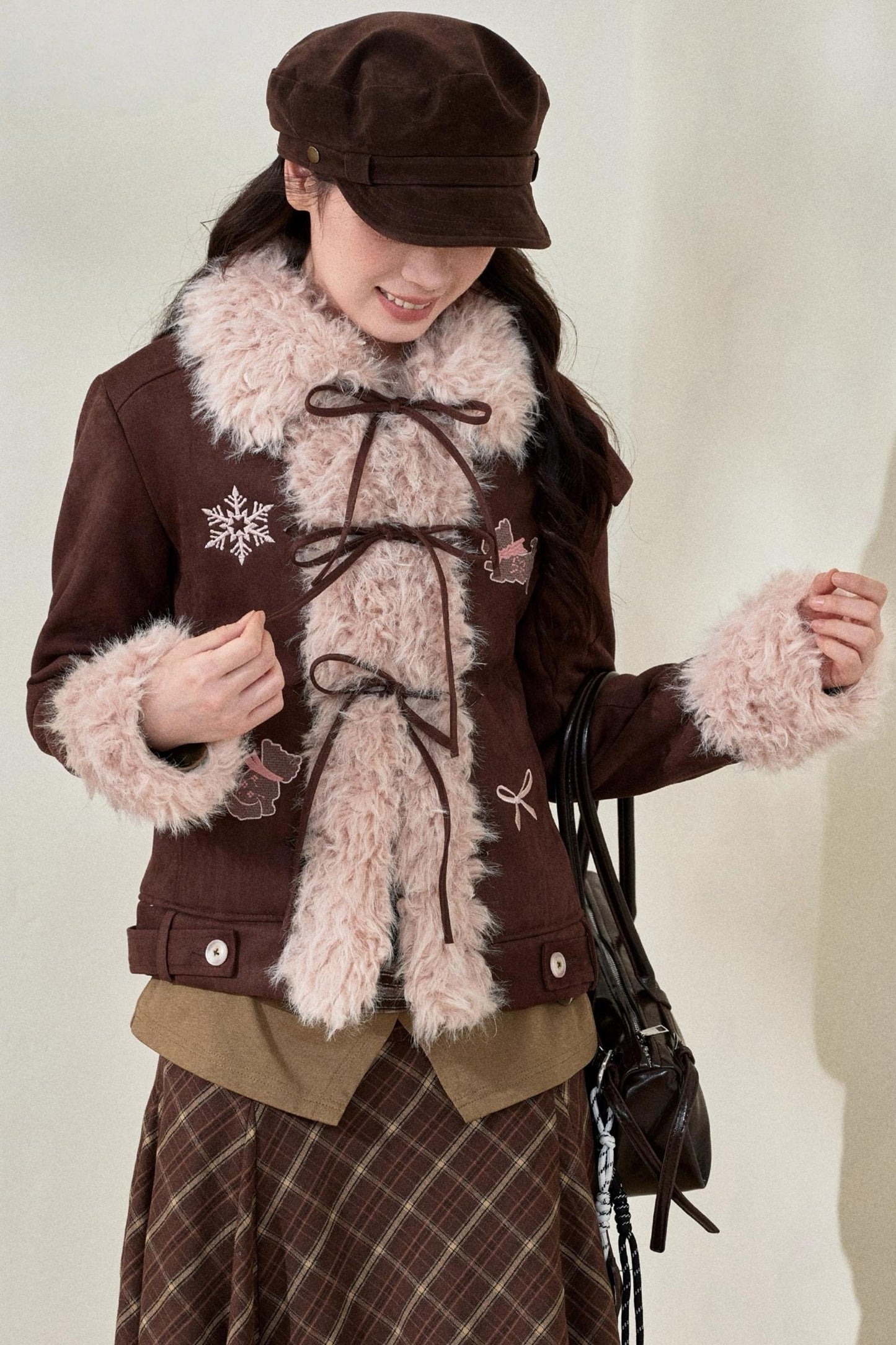 Original Suede Bow Coat