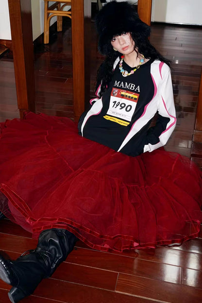 Autumn Retro Long-Sleeved Sweatshirt