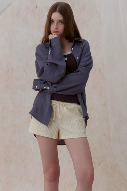 Evening Linen Blend Shirt