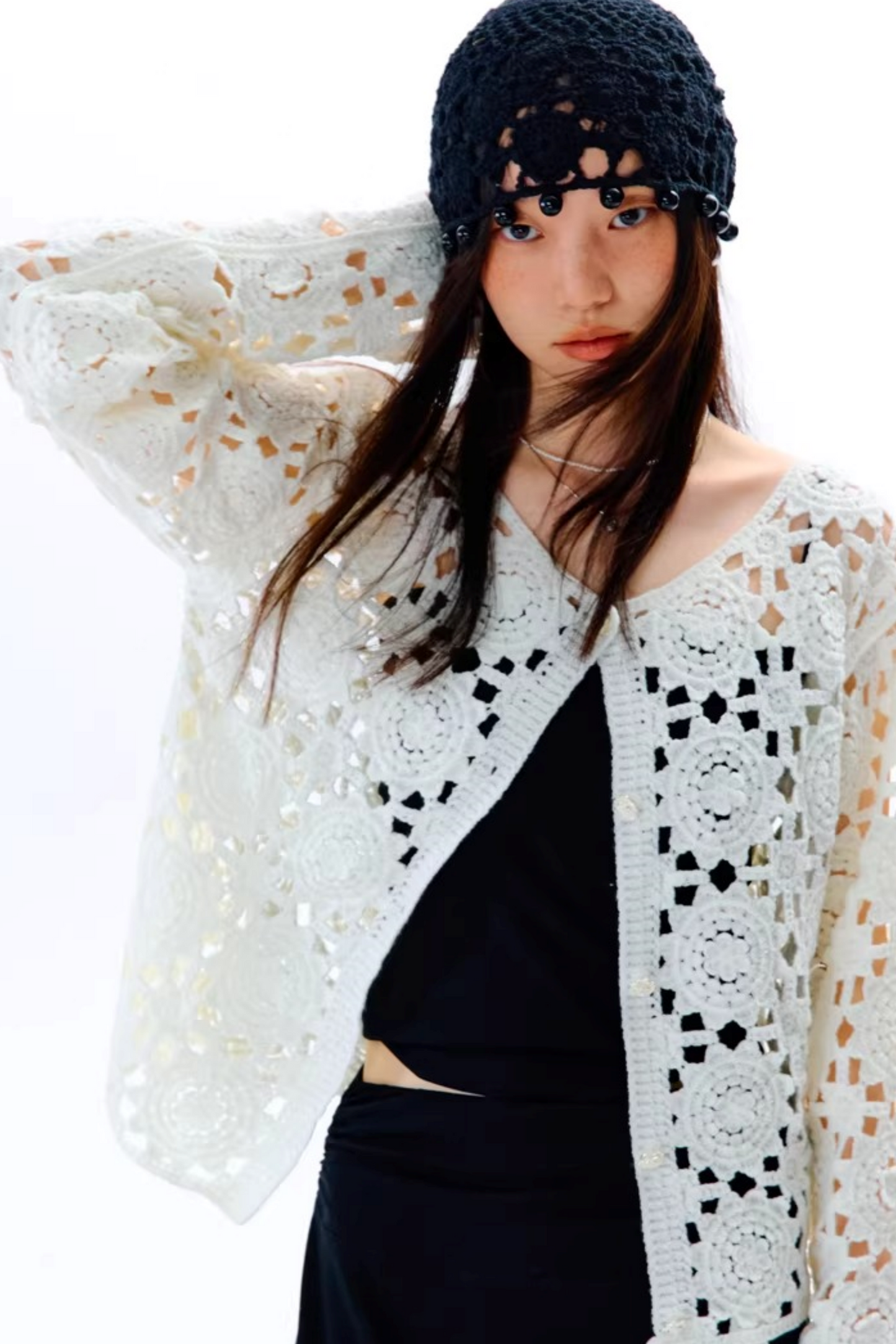 Floral Dream Häkeljacke