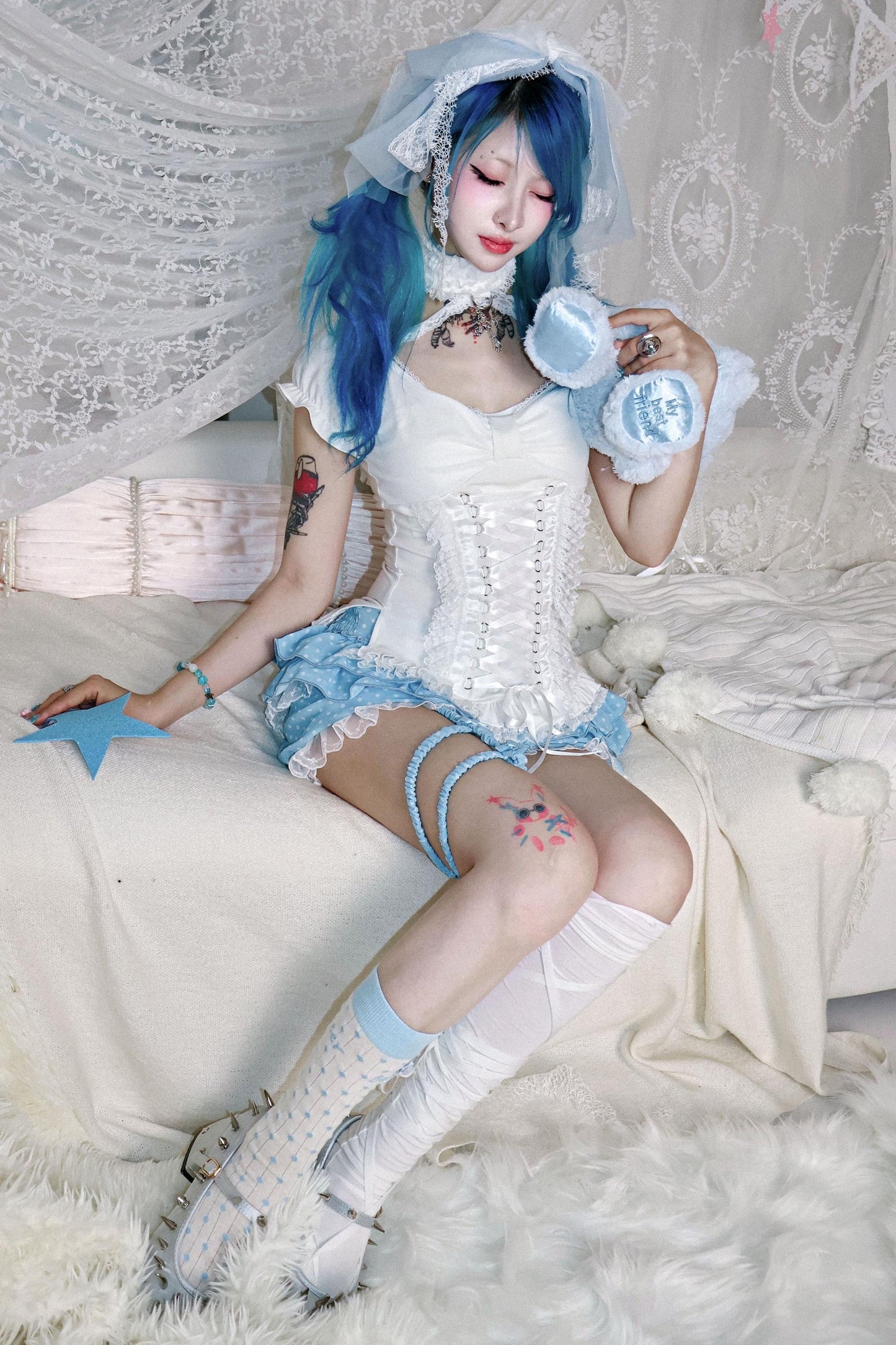 Original Two-Tone Strappy Vest Set-Up