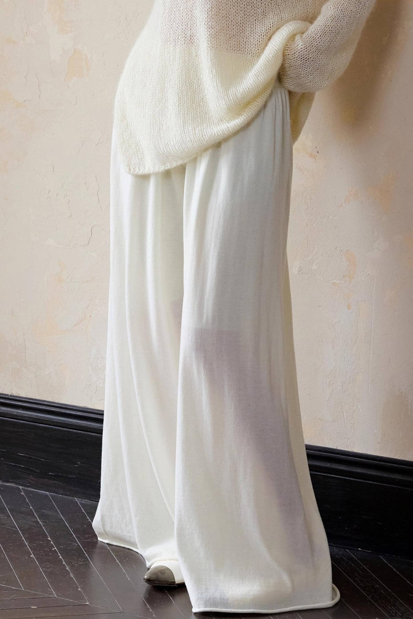 Casual Drape Wide-Leg Pants