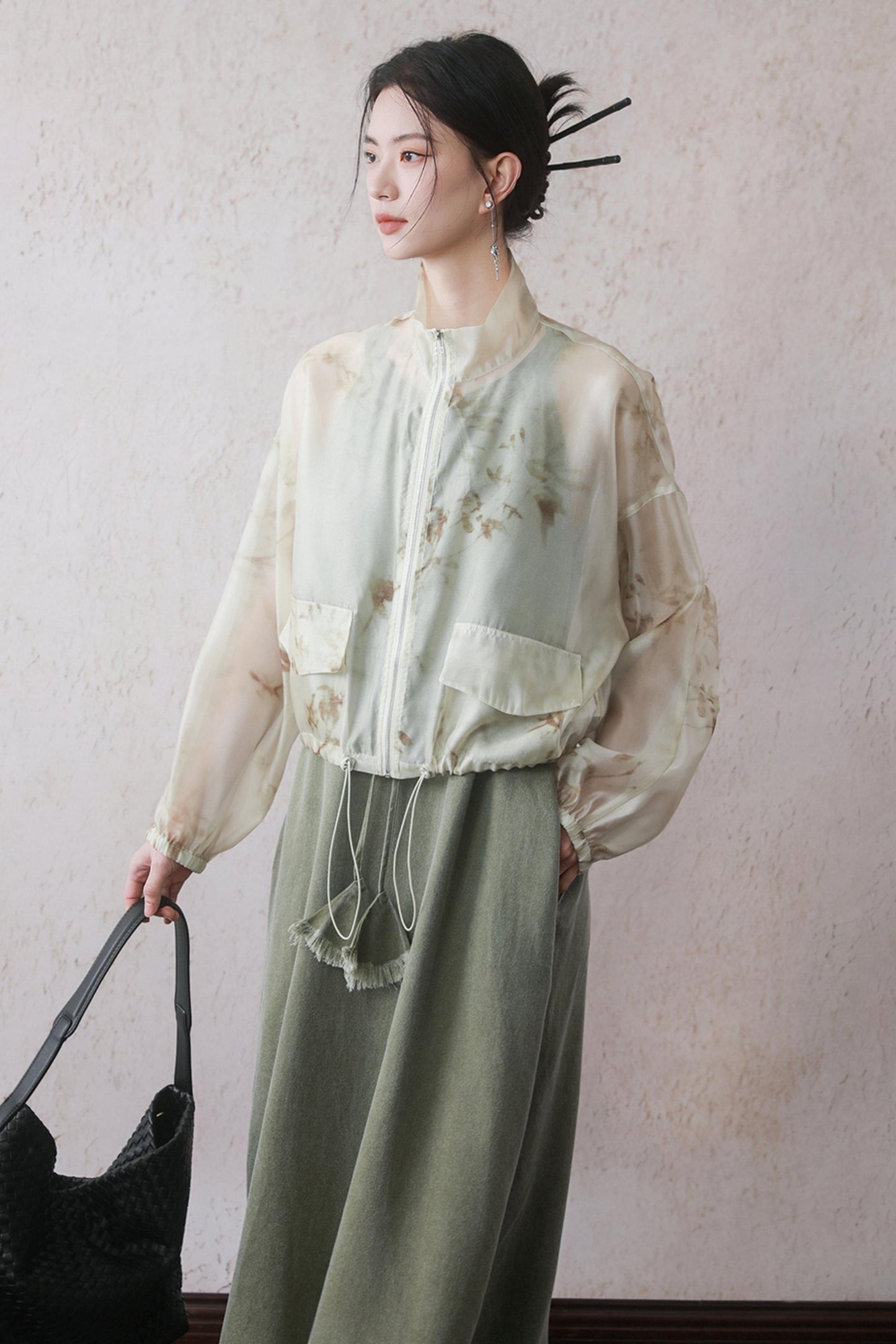 Green Tassel Tank Dress