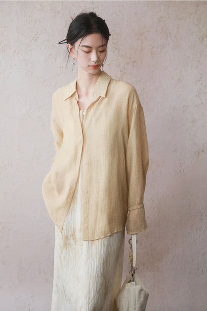 Beige Beaded Camisole Dress