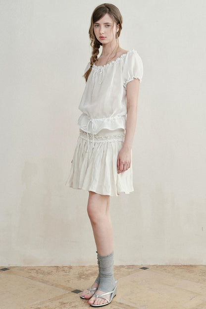 Sweet Lace Ramie Top