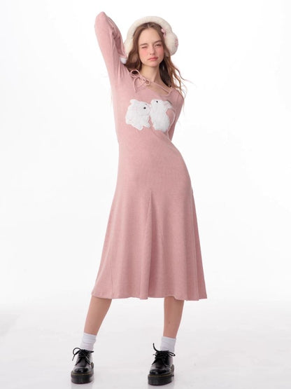 Knit Long Sleeve Bottom Dress