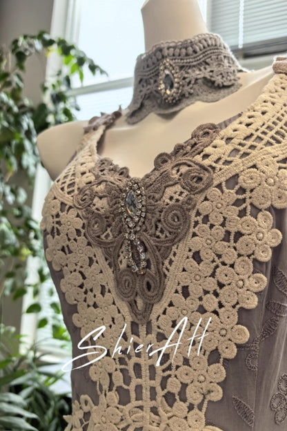 Wandering Wind Purple Dress Set-Up