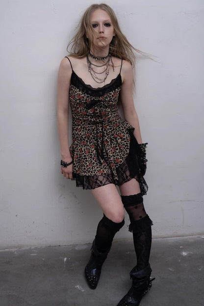 Heart Lace Camisole Dress