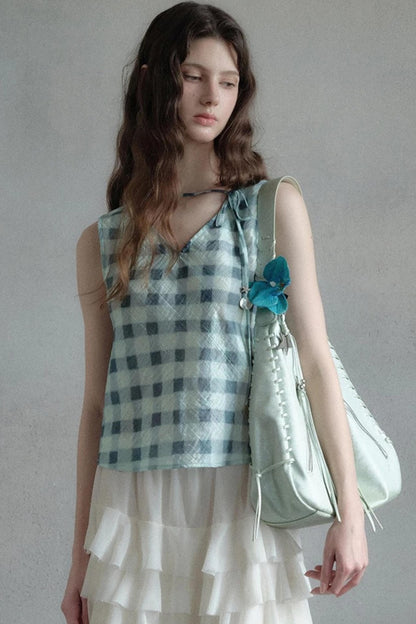 Blue Island Reversible Vest Top