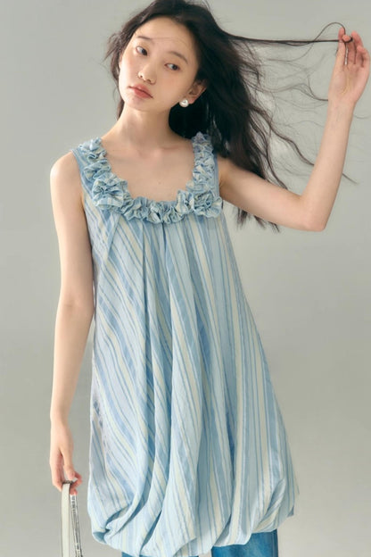 U-Neck Embroidered Dress