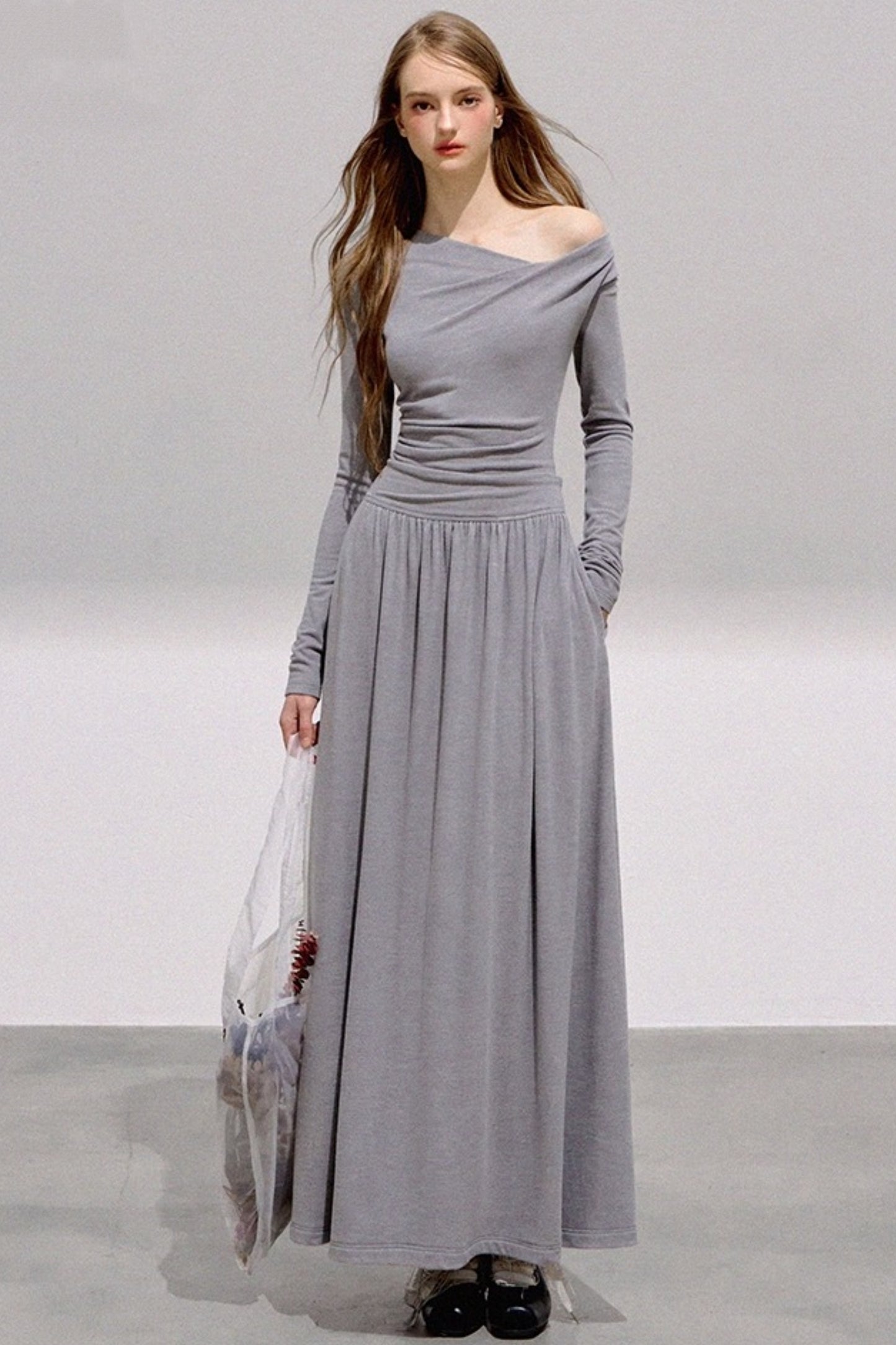 Cool Goddess Swing Collar Waist Dress