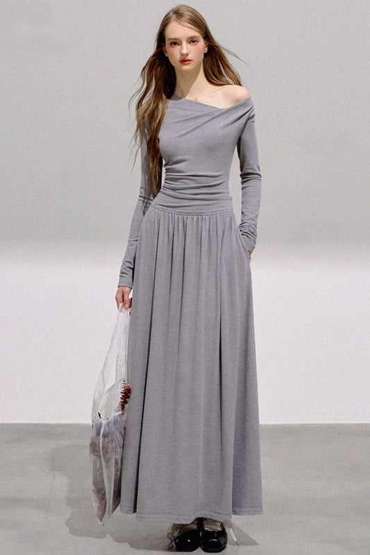 Cool Goddess Swing Collar Waist Dress