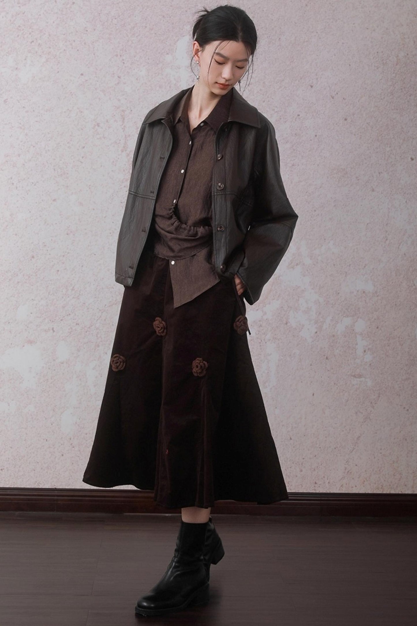 Caramel Coffee Leather Jacket