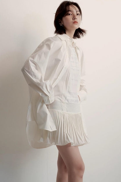 White Boyfriend Shirt