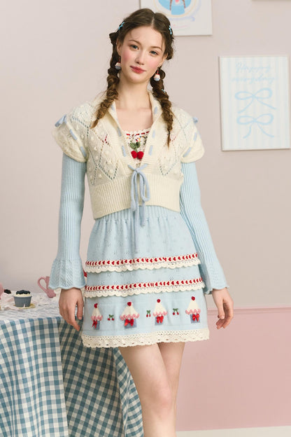 Berry Cake Heavy Work Knit Dress
