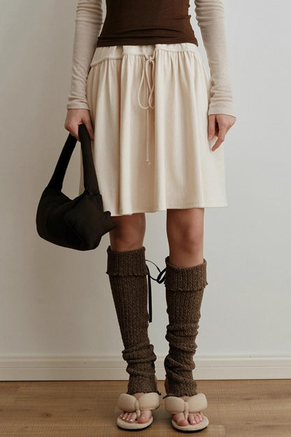 Chenille Lace-Up Sock Covers