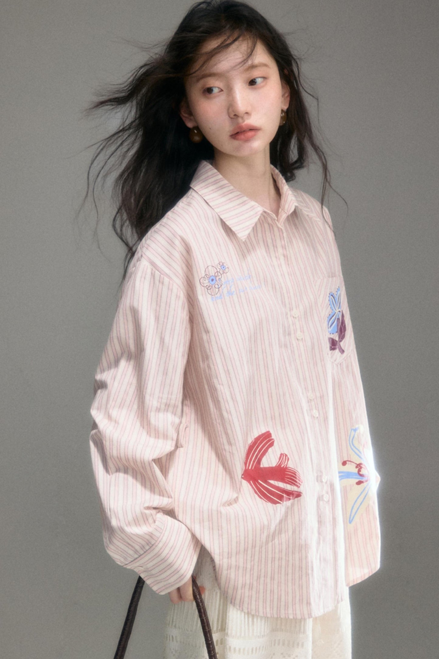 Flying Lily Striped Shirt