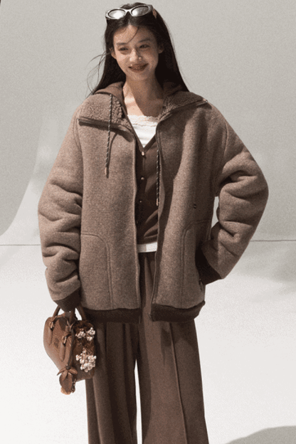 Tears Knit Top & Wide-Leg Pants Set-Up