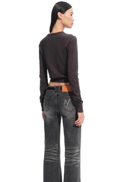 Rosemary Silk Wool Knit Cardigan