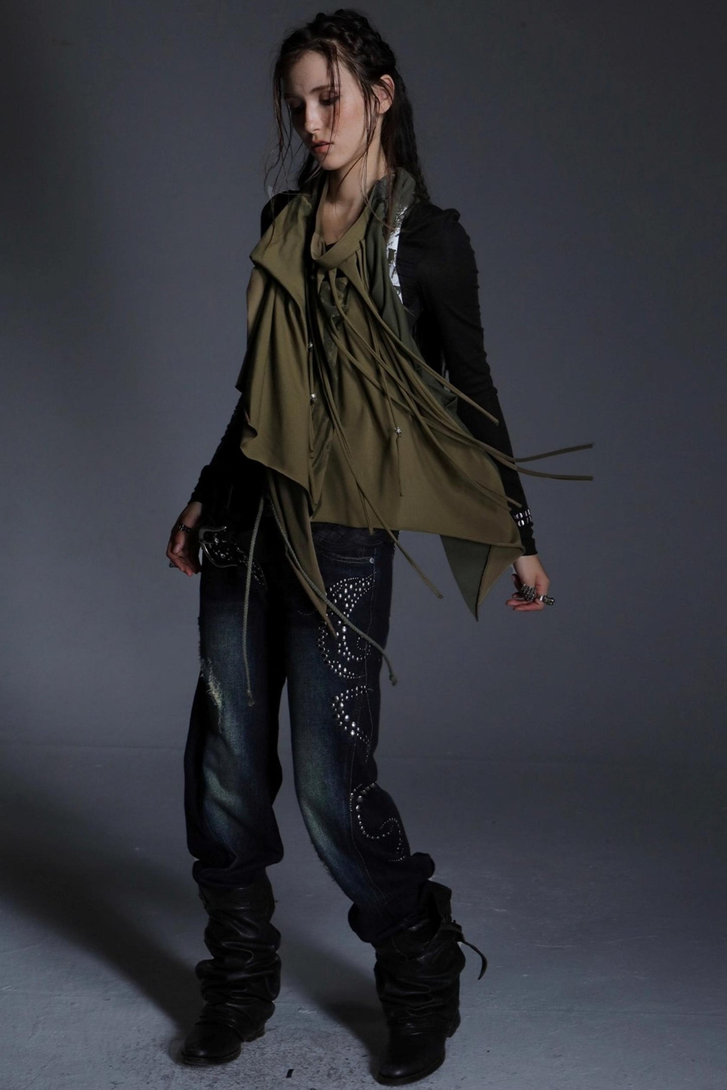 Autumn Original Fringe Wrap Skirt