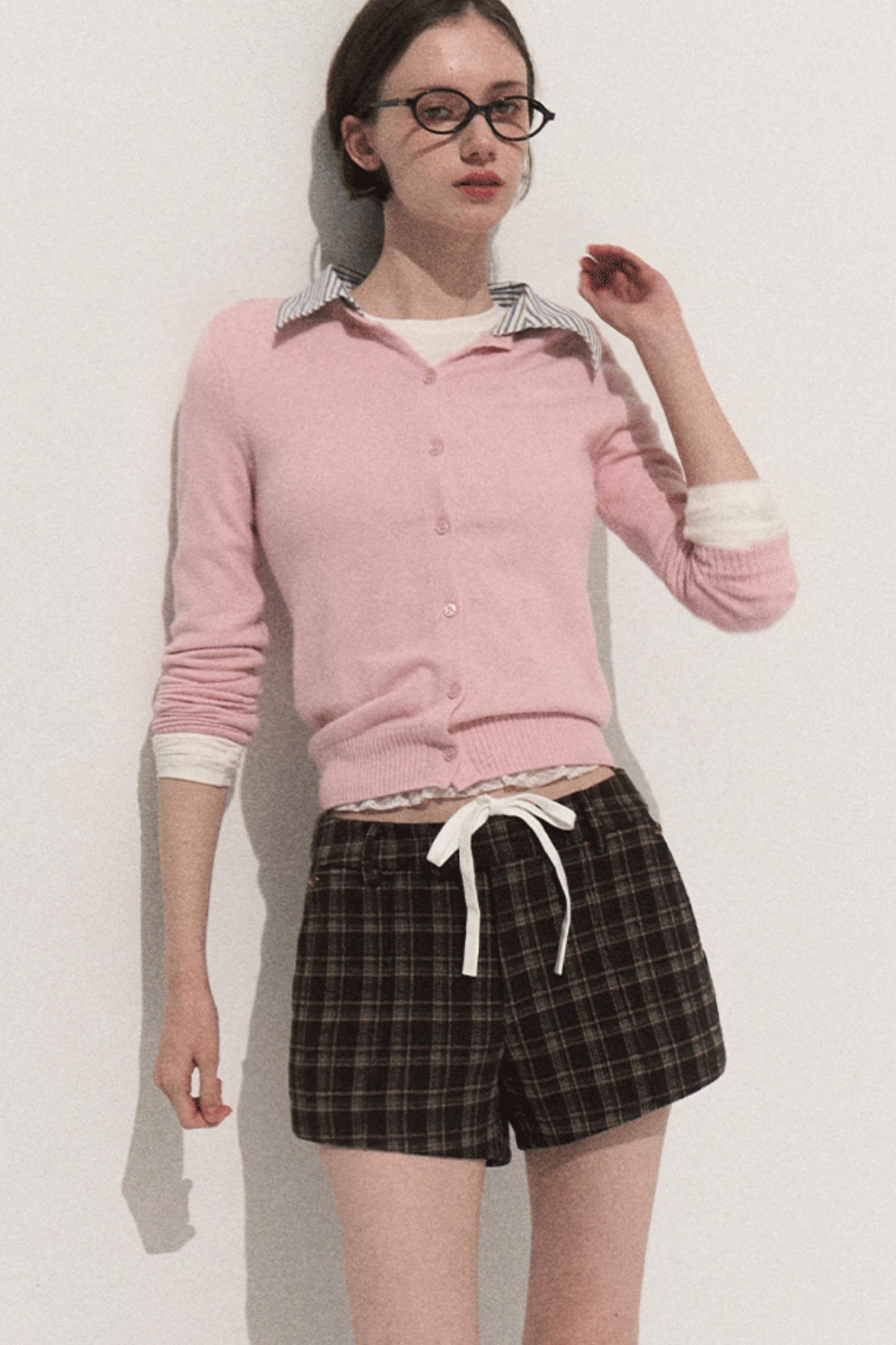 Slim Fit Wool Knit Top