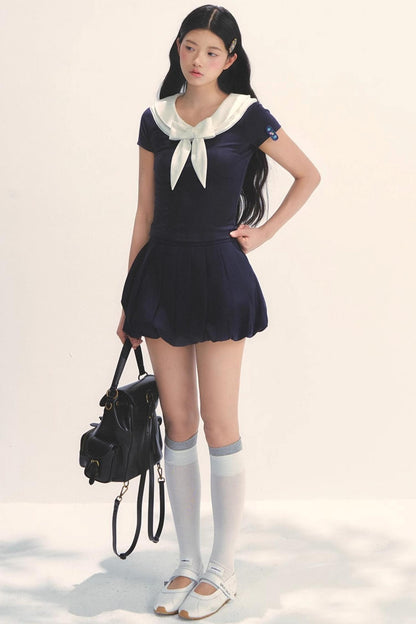 Sunset Pleated Skirt