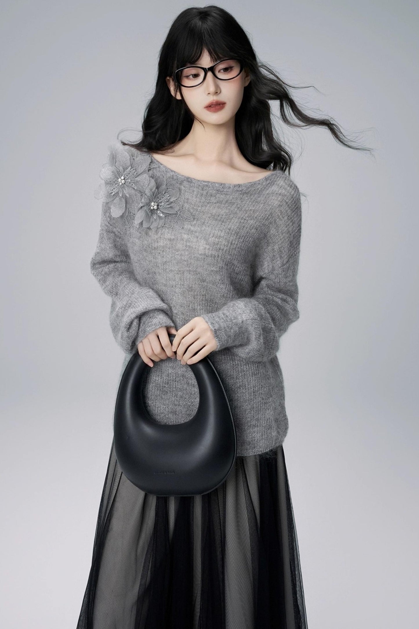 가을 모헤어 스웨터