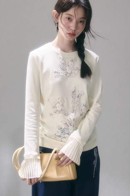 Flower Lily Lace Top