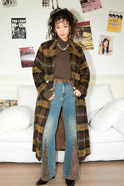 Chemical Girl Sunset Plaid Coat