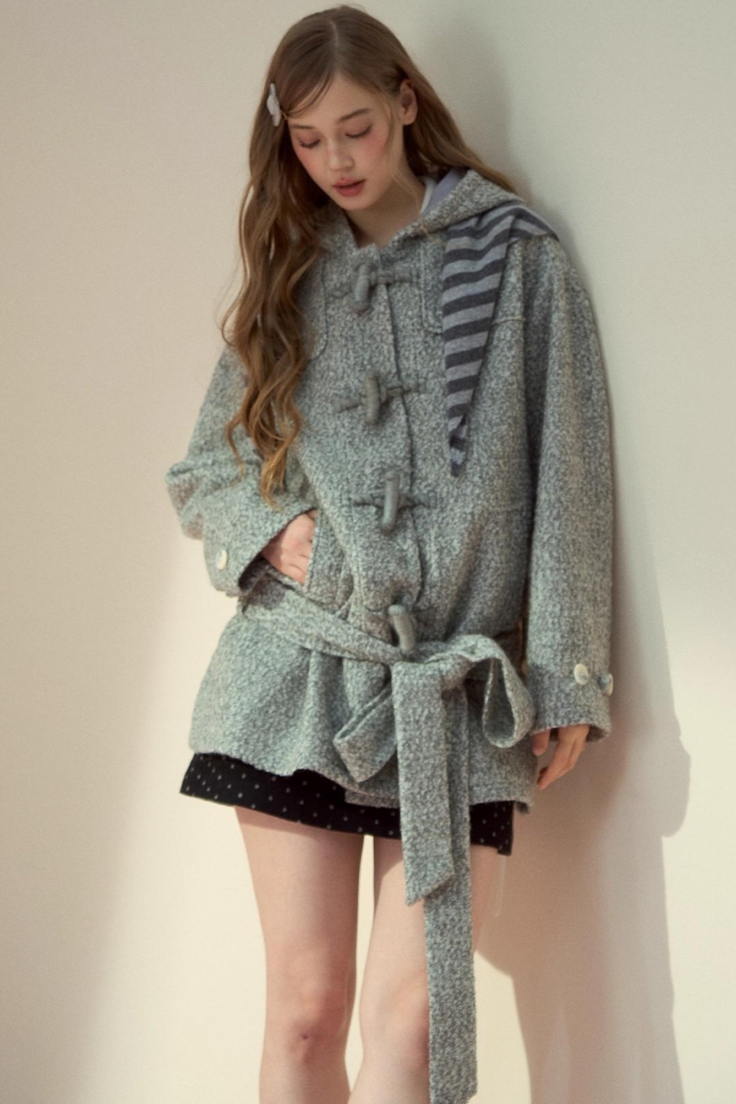 Collegiate Style Sheep Wool Jacket
