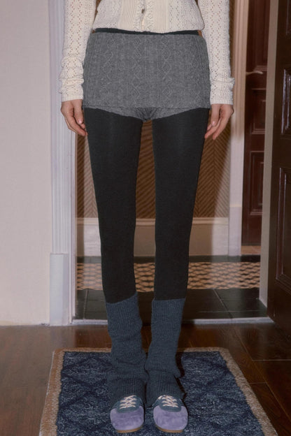 Knitted Shorts Leggings
